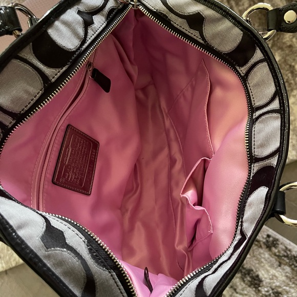 NEW Coach Moonlight Pop Sig Sat Lurex Rocker $278 - Picture 4 of 6